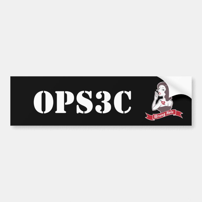 Opsec bildekal (Framsidan)