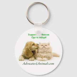 Opt to Adopt - KEYCHAIN Nyckelring