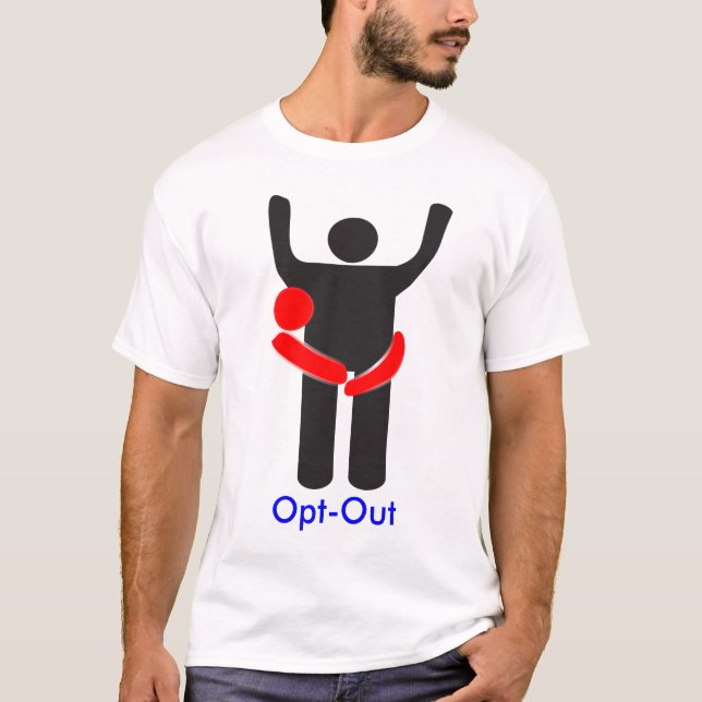 Opt-Ut TSA T-shirt (Framsida)