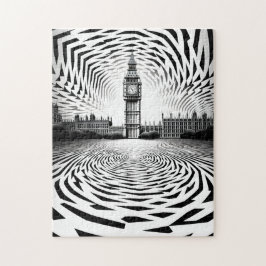 Optical Illusion Big Ben Puzzle Pussel
