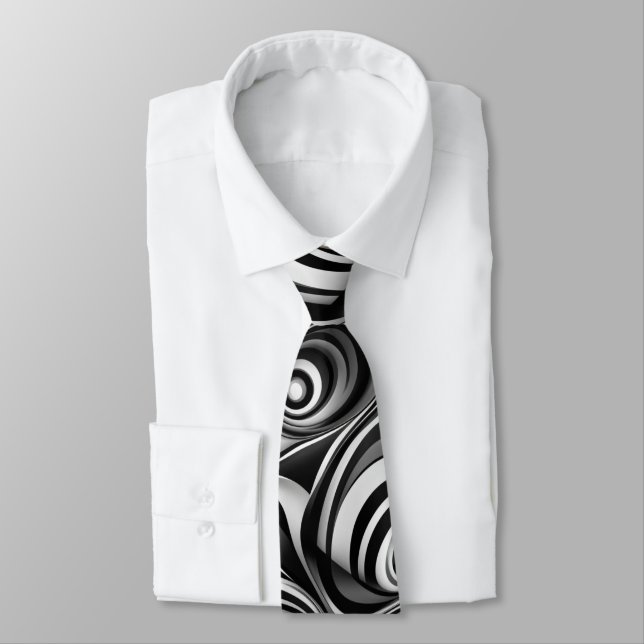 Optical Illusion Neck Tie Slips (Bunden)