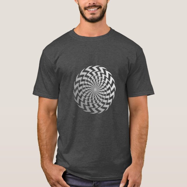Optical Illusion Spiral Tee (Framsida)