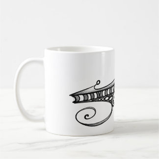 Optical space ship kaffemugg