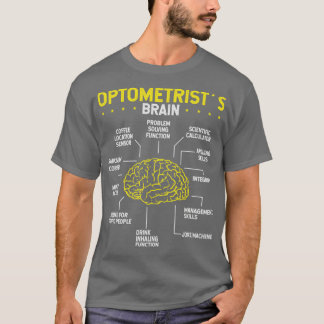 Optician Brain Optomestry Glasses Eye Whisperer T Shirt