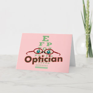 Optician - Öga-diagram Kort