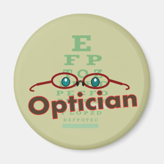 Optician - Öga-diagram Magnet
