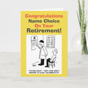 Optician Pension Kort