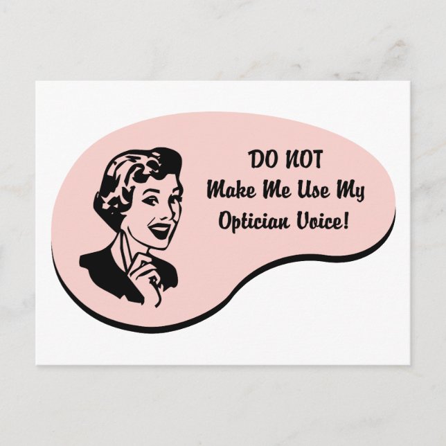 Optician Voice Vykort (Framsida)