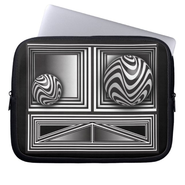 Optik genom former Laptop sleeve (Framsidan)