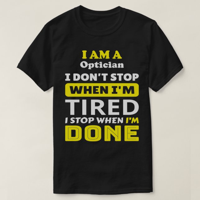 Optiker 13 t shirt (Design framsida)