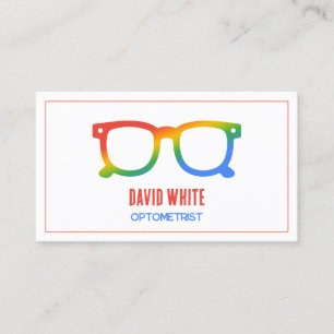 👓 Optiker-Anpassningsbar QR Visitkort