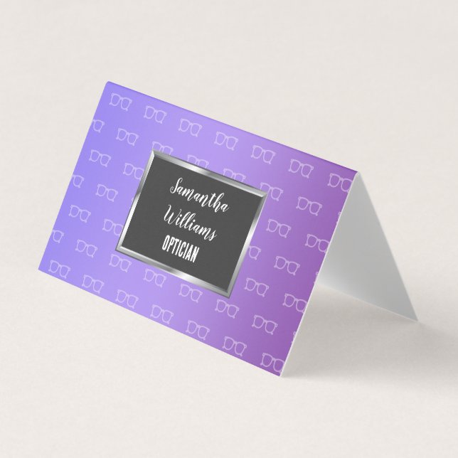 👁️ Optiker-Anpassningsbar QR Visitkort (Framsida)