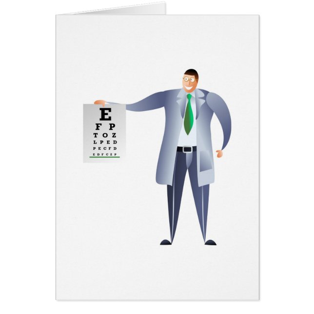 Optiker Hälsningskort (Framsidan)