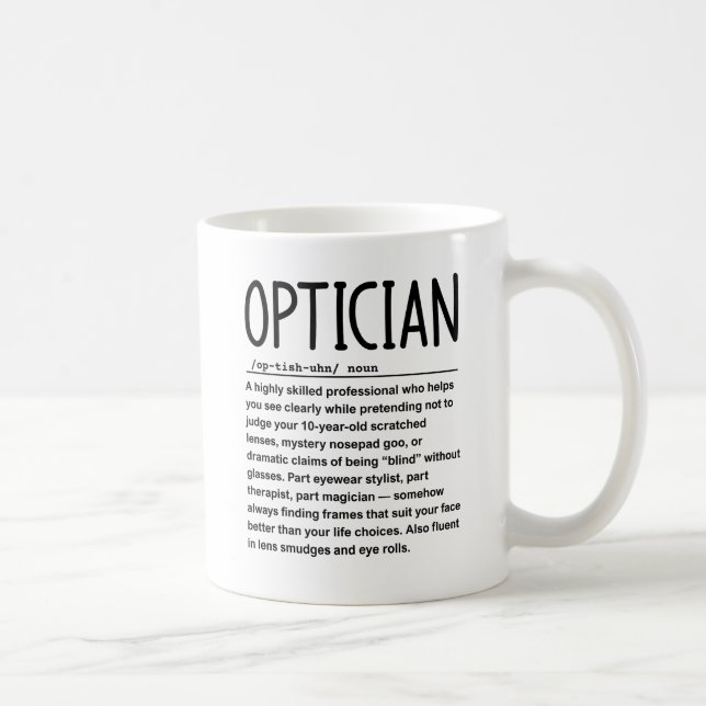 Optiker Kaffemugg (Höger)