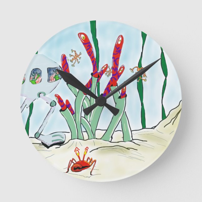 Optiker mardröm rund klocka (Framsida)