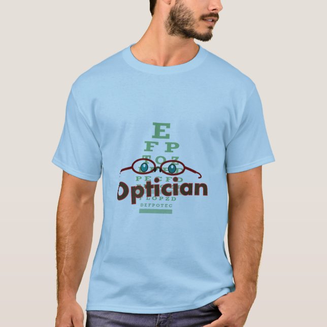 Optiker--Ögat kartlägger gåvor Tee (Framsida)