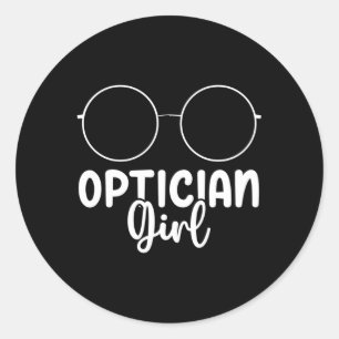 Optiker Runt Klistermärke