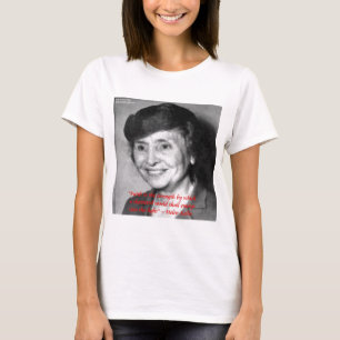 "Optimism är tron som leder till prestation. Ingen Tee Shirt