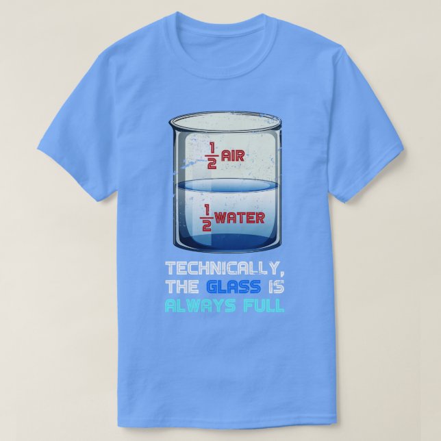 Optimism Funny Physics T Shirt (Design framsida)