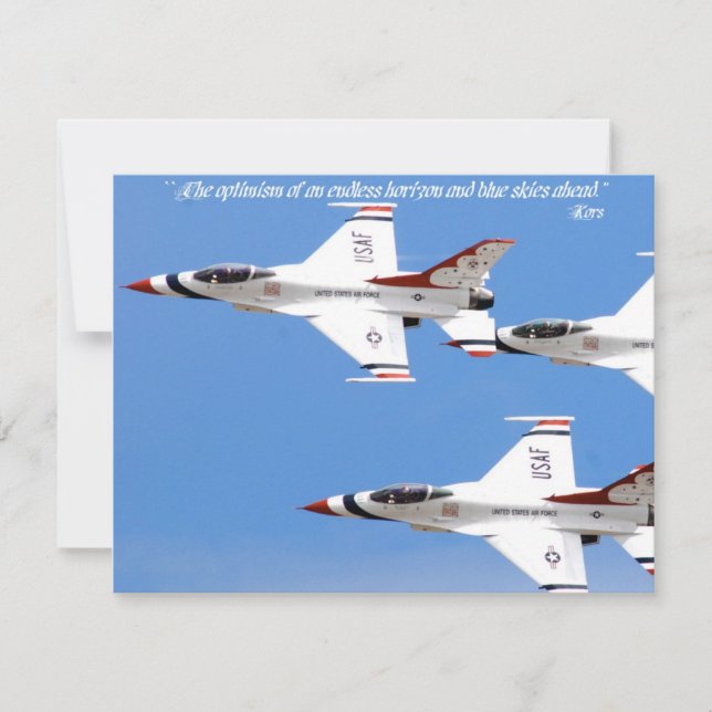 Optimismen inför en ändlös horisont och blå himmel (Framsida)