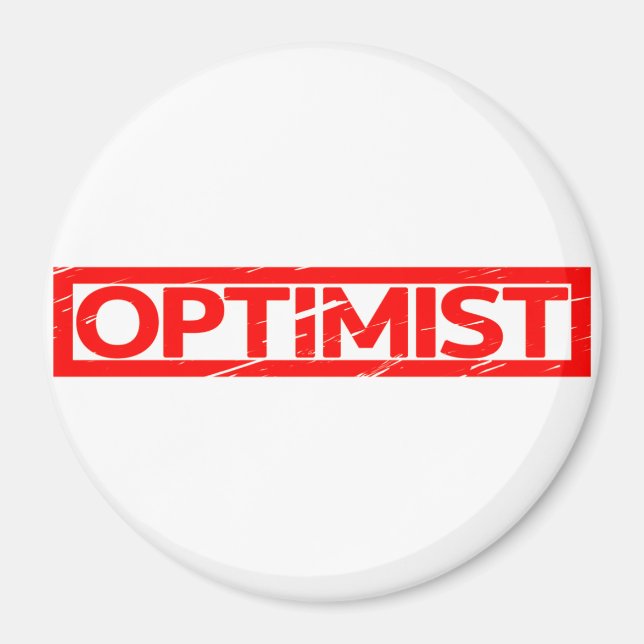 Optimist Frimärke Magnet (Framsidan)