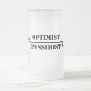 optimist/pessimist frostat ölglas