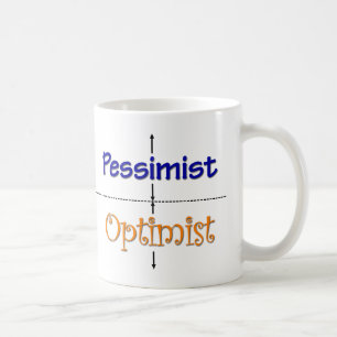 Optimist-Pessimist mugg