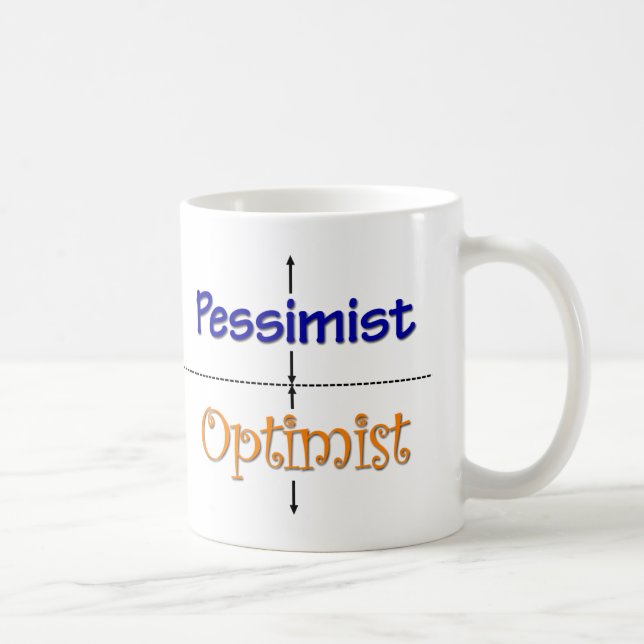 Optimist-Pessimist mugg (Höger)
