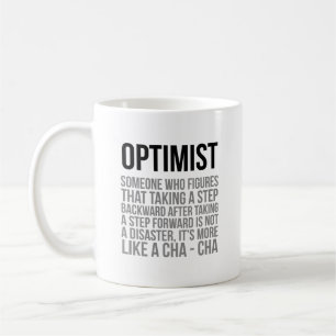 Optimistcitationstecken Kaffemugg