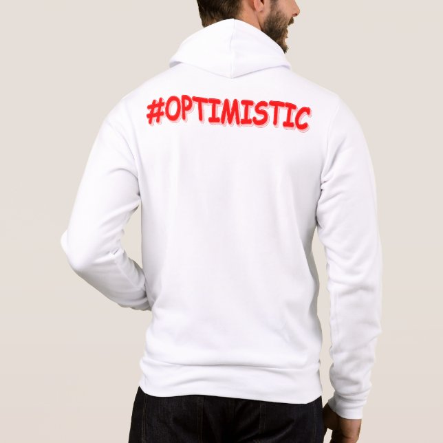 "#OPTIMISTIC" Cute Design. Köp nu T Shirt (Baksida)