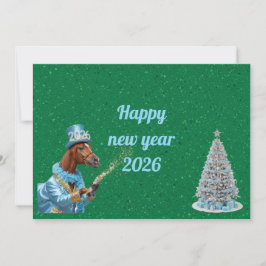 Optimistic New Year Start Card Kort
