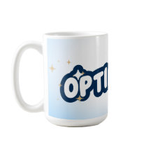 Optimistisk kaffemugg
