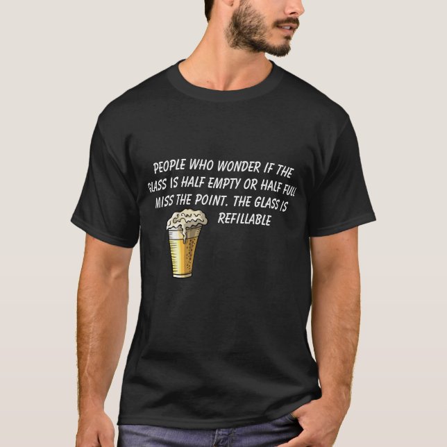 Optimistisk och klok t shirt (Framsida)