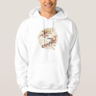 Optimistiska kinesiska Phoenix Sweatshirt Med Luva