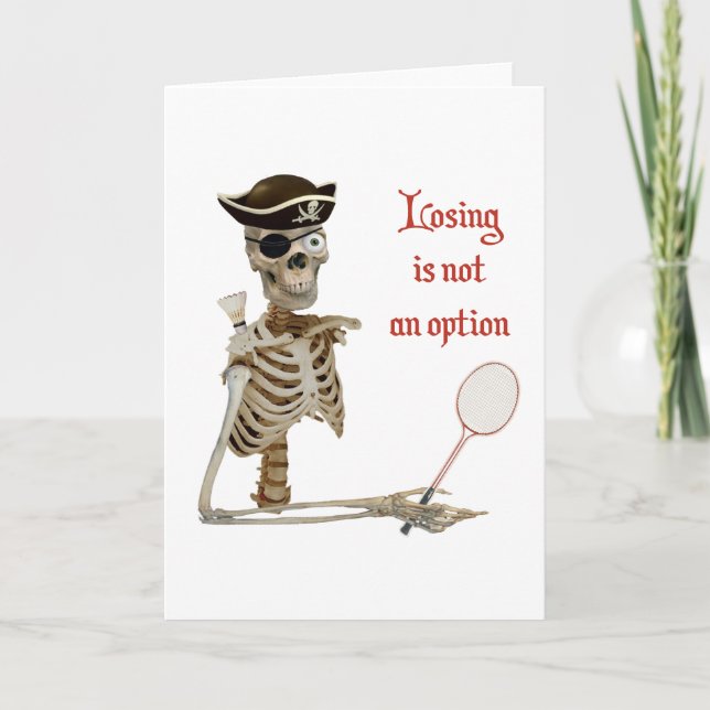 Option Badminton Pirat Kort (Framsida)