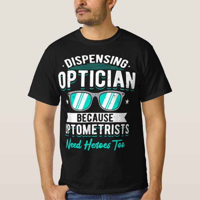 OptiSet ska inte användas eftersom Optometrister b T Shirt (Framsida)