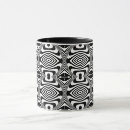 Optisk bild 10 Abstrakt design Mugg