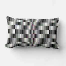 Optisk bild av kurvade rutor lumbarkudde