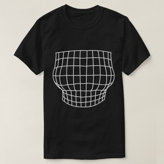 Optisk bild för förstorad chest t shirt (Design framsida)