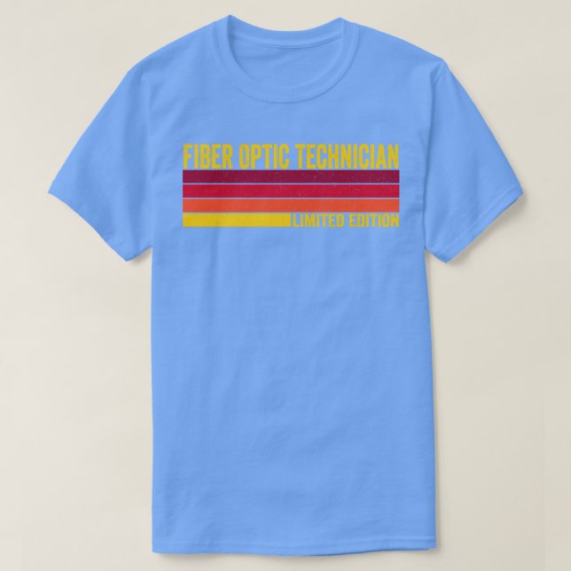 Optisk fiber-tekniker t shirt (Design framsida)