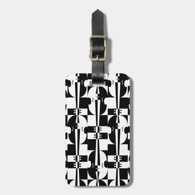 Optisk fiolillusion bagagebricka (Vertikal Framsida)