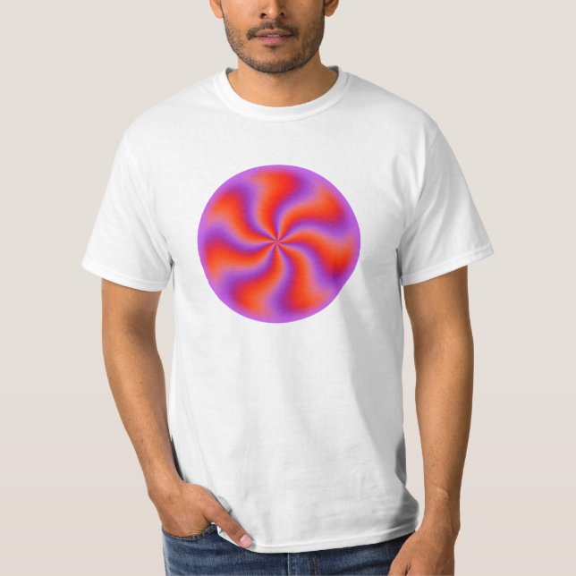 Optisk fläkt tee shirt (Framsida)