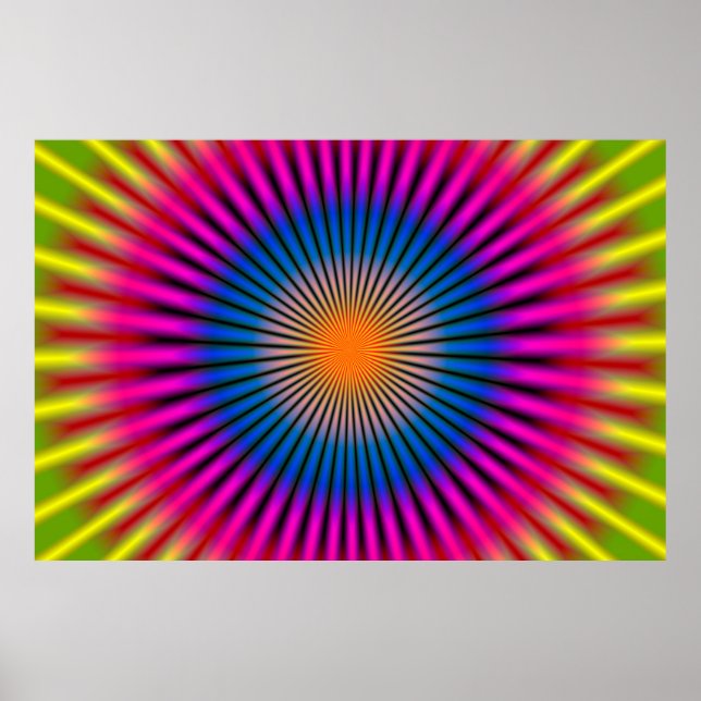OPTISK HYPNO DISK RETANGULAR POSTER (Framsidan)