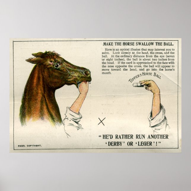 Optisk illusion, 1896 poster (Framsidan)