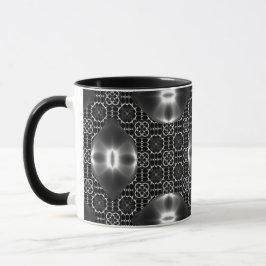 Optisk Illusion 5 Abstrakt Design Mugg