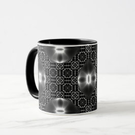 Optisk Illusion 5 Abstrakt Design Mugg