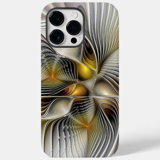 Optisk illusion Abstrakt 3D-fraktal med djup (Baksida)