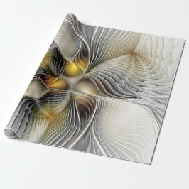 Optisk Illusion-Abstrakt 3D-ram med djup Presentpapper