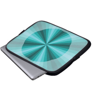 Optisk illusion Aqua datorfodral