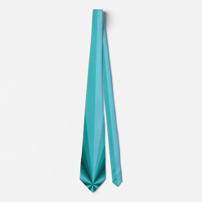 Optisk Illusion Aqua Manar Neck Tie Slips (Framsida)